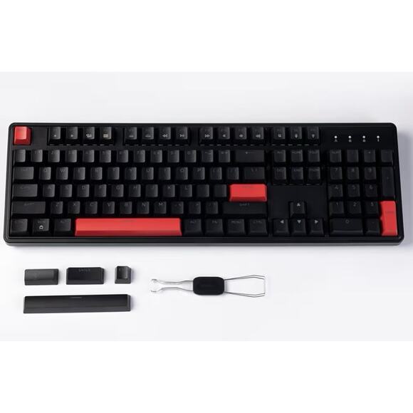 LEMOKEY X3 Wired Mechanical Keyboard 104-Key Red Backlit Brown Switch - Picture 4 of 8